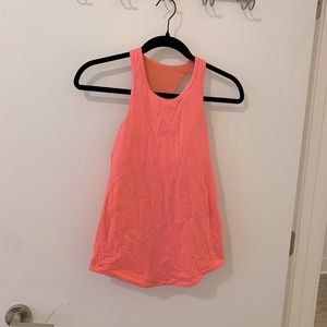 Hot pink lululemon workout top